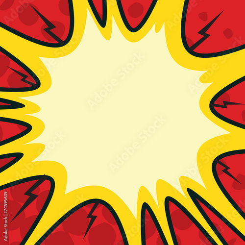 Comic Bang background graphic