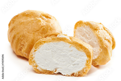 Obraz na plátně Profiterole isolated