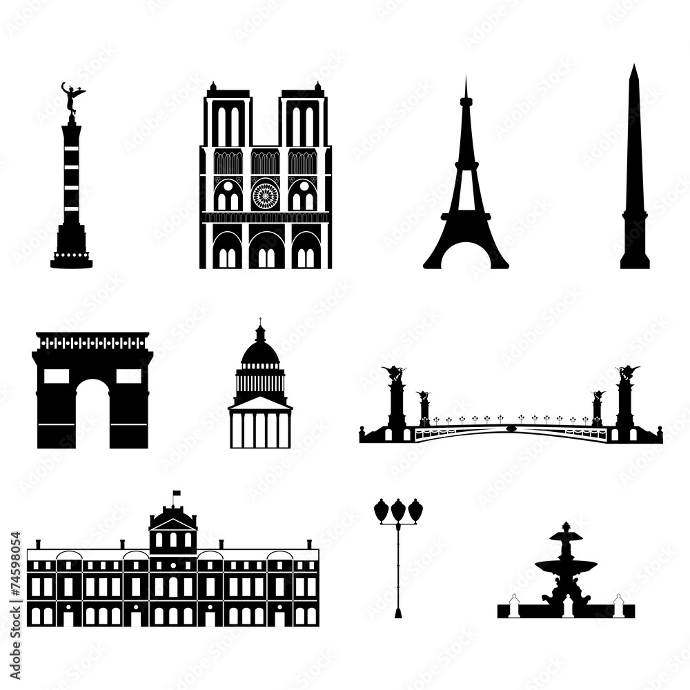 Fototapeta Landmarks of Paris