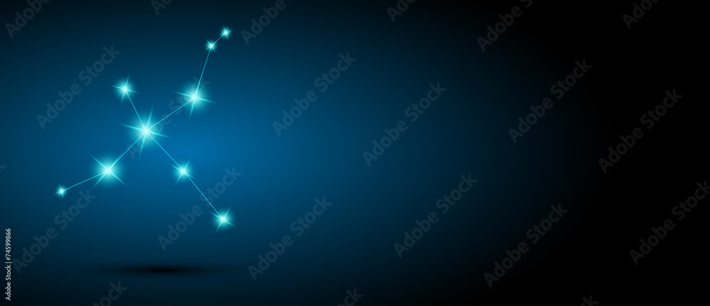 Fototapeta premium cigno, cygnus, costellazione, costellazioni, astronomia