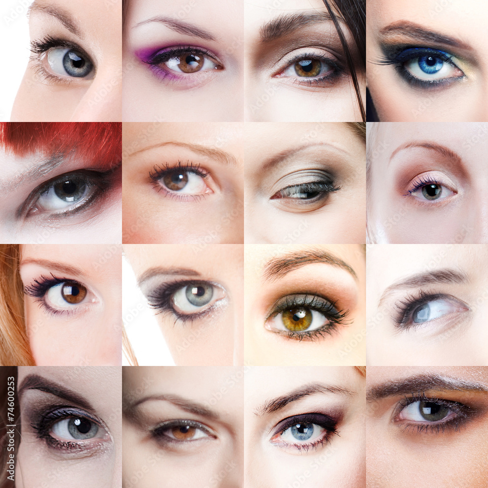 Fototapeta premium mosaic eyes