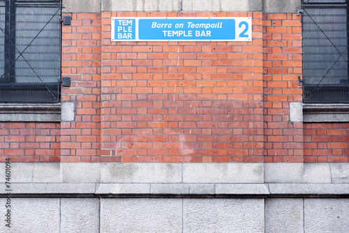 Temple Bar Sign