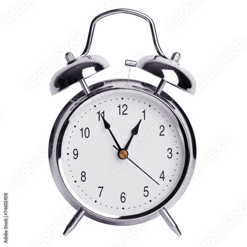 Tableau sur toile Nearly an hour on an alarm clock
