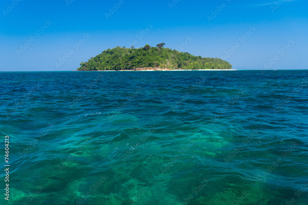 Fototapeta premium Green Fantasy Blue Atoll