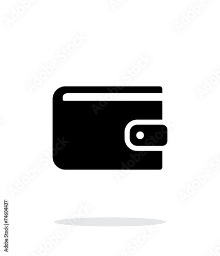 Wallet icon on white background.