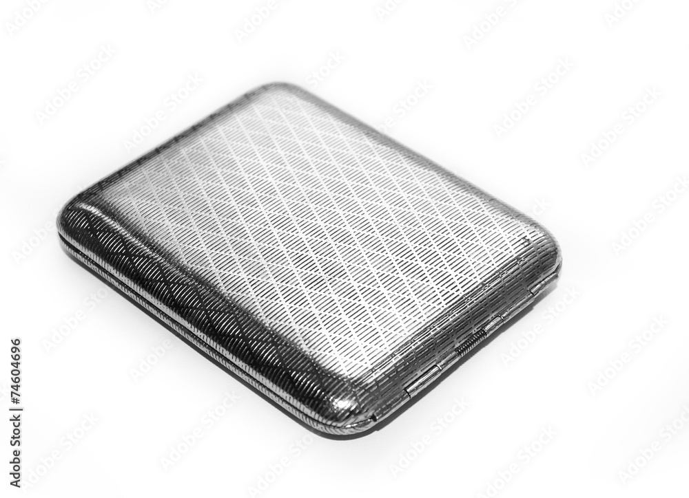 Antique metal case for cigarettes Antique metal case for cigarettes