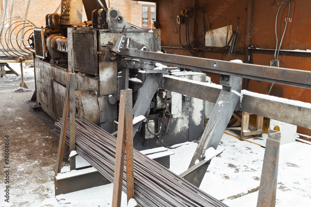 rebar and reinforcing steel cutting bender machine