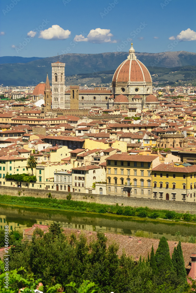 Florence Panorama: Santa Maria del Fiore - Florence, Italy