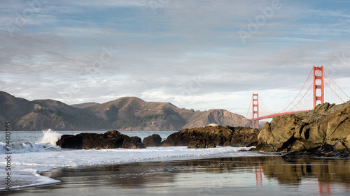 Photography San Francisco Golden Gate Bridge from Baker Beach