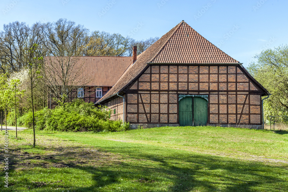 Half timbered house in Germany Half timbered house in Germany