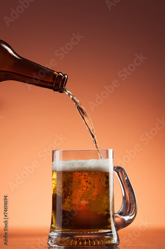 Beer pouring