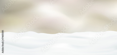 Hintergrund, Winter, Schneelandschaft, Panorama, Schnee, Vorlage © orbcat