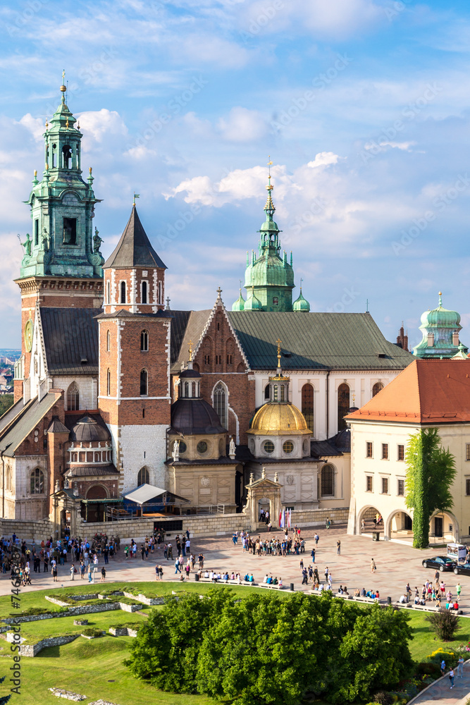 Naklejka premium Poland, Wawel Cathedral