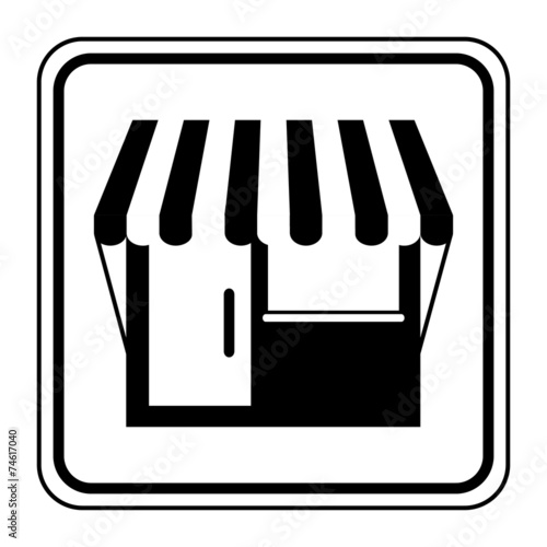 Logo boutique. Commerce.