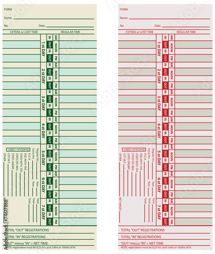 Set Time Card