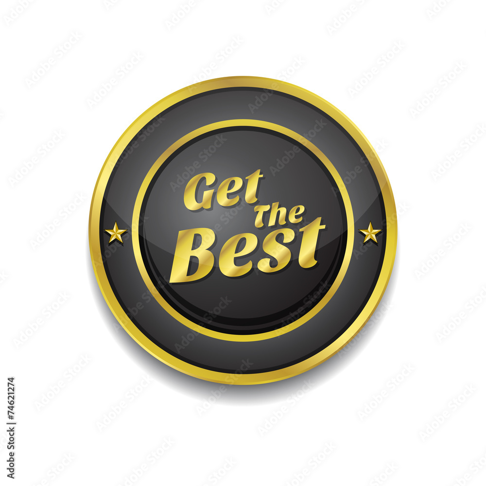 Get The Best Gold Vector Icon Button Get The Best Gold Vector Icon Button