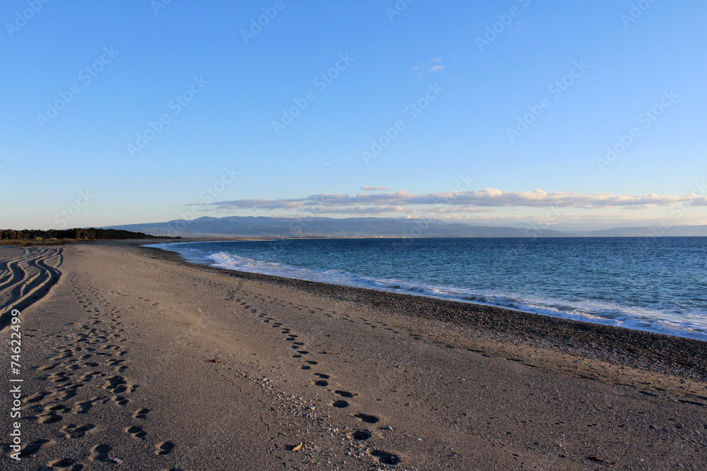 Obraz premium Sea, Sun and Clouds