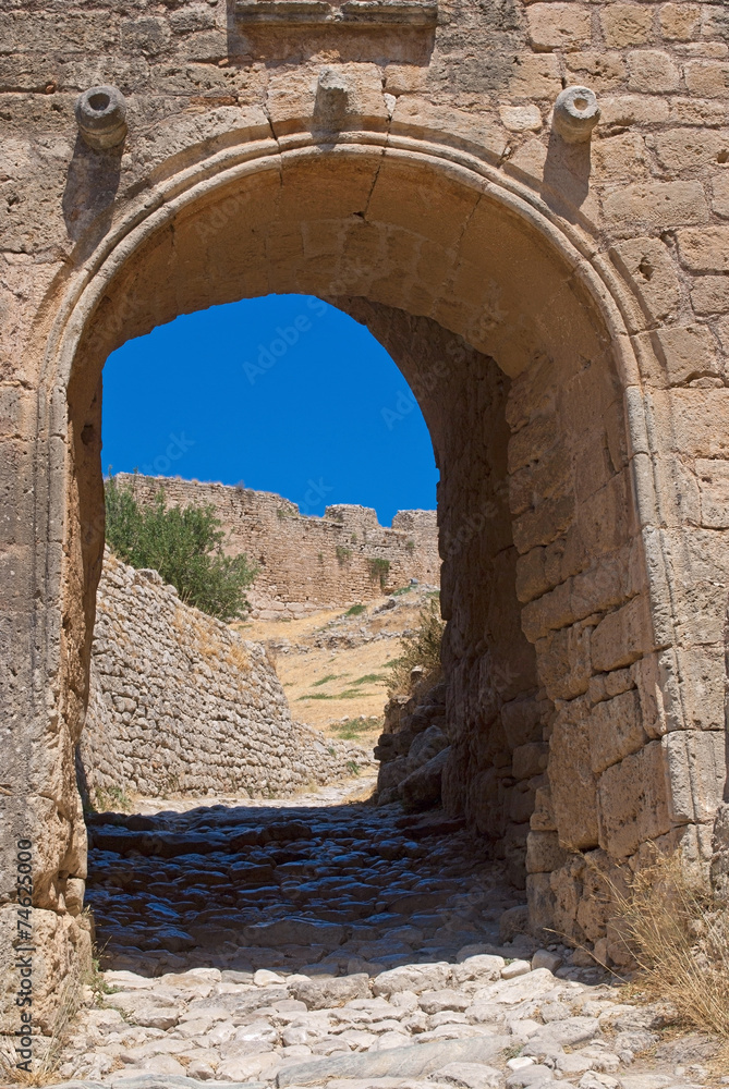 Entrance to the ancient fortress.