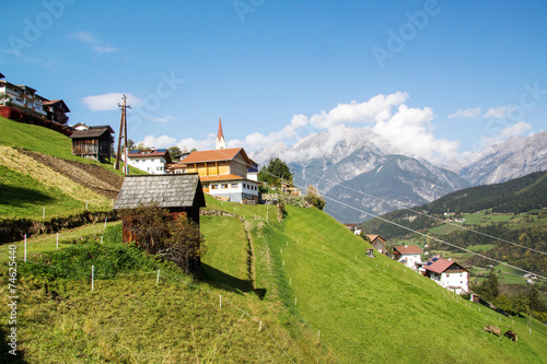 Niedergallmigg, mountain village in Tyrol
