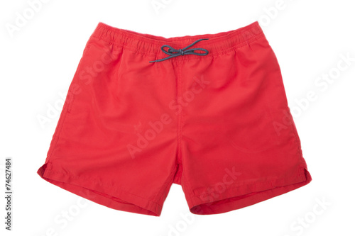 Red Sport shorts photo