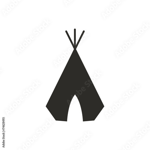 Vector Illustration of a Wigwam Icon