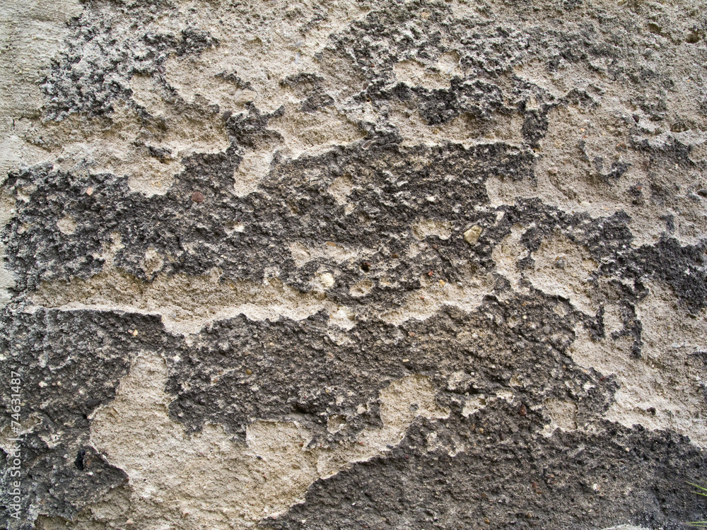 rough and structured plaster