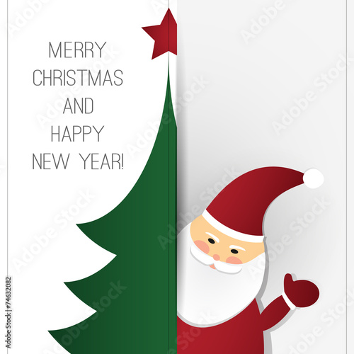 Christmas Greeting Card Design Template