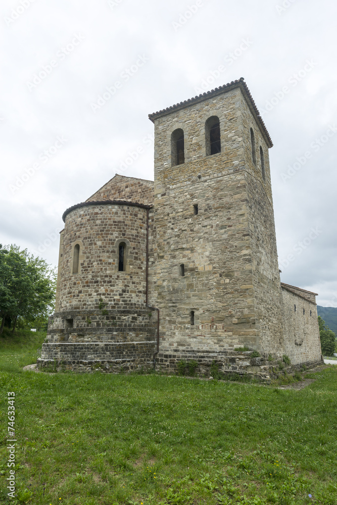 Montefeltro (Marches, Italy): medieval church