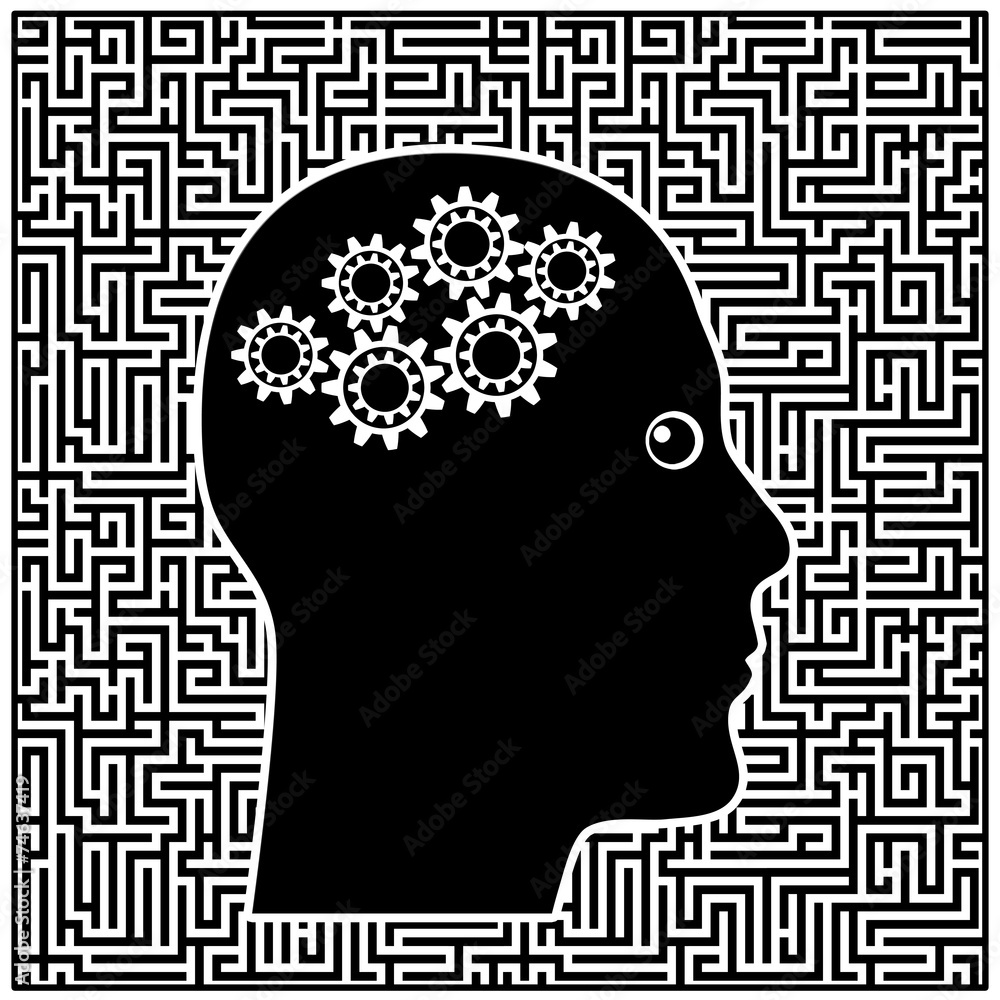 Ταπετσαρία Concept sign of Scientist or Genius
