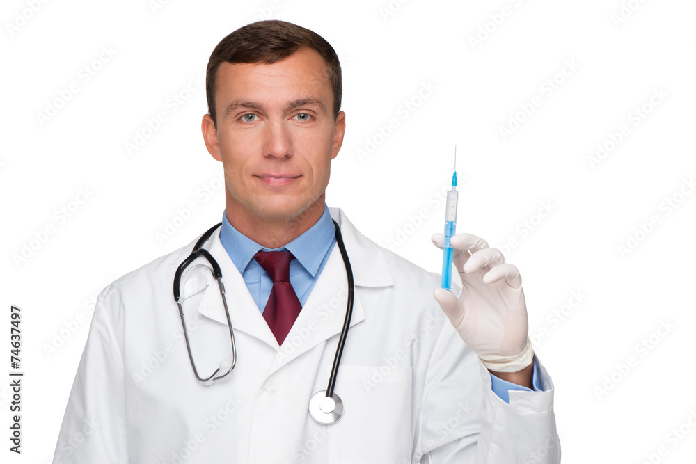 Veterinarian holding injector Veterinarian holding injector