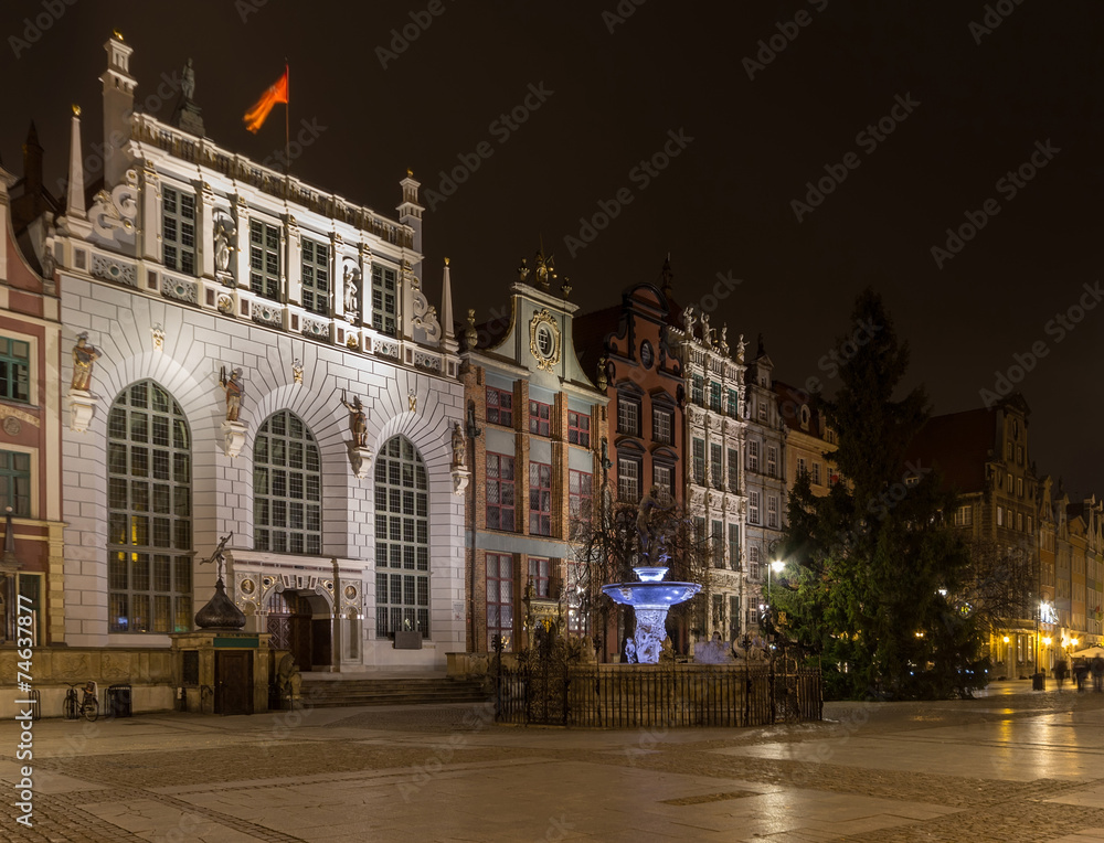 Obraz premium The Artus Court in Gdansk