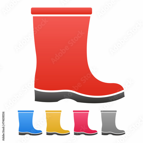 Boot icon set