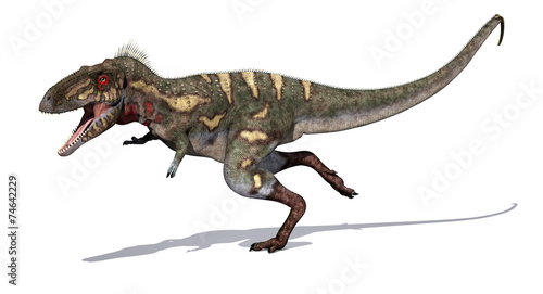 Nanotyrannus Dinosaur on the Run