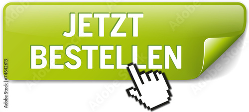 Butto Jetzt bestellen grün mit Maushand