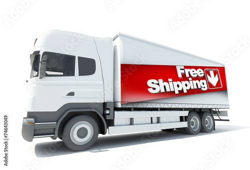 Truck, free shipping