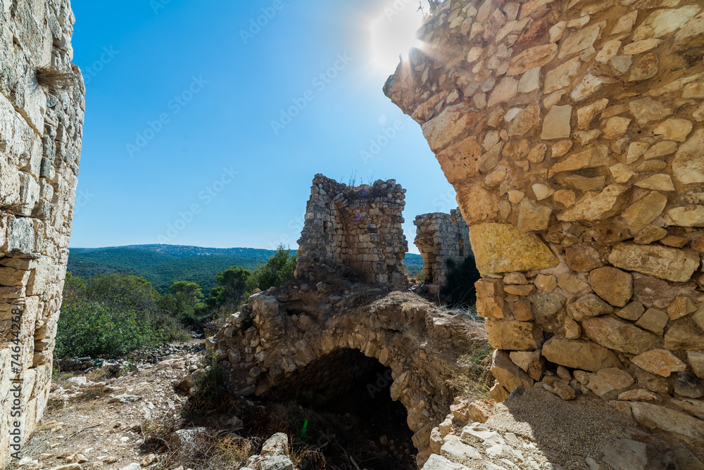 Ruins at Yehi'am fortress