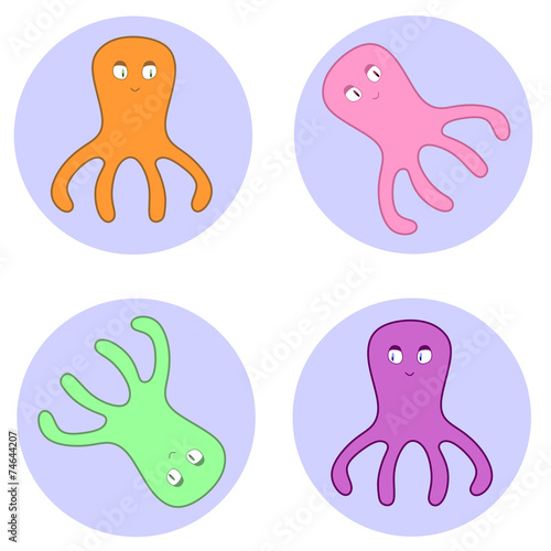 Octopuses in circles