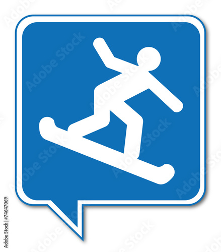 Logo ski. Snowboard.