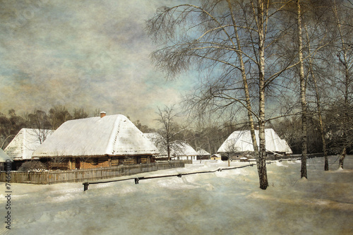 Winter in the village