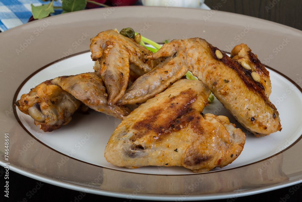 Roasted chicken wings Roasted chicken wings