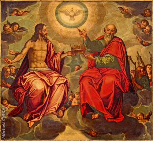Seville - The Holy Trinity paint in Anunciacion church