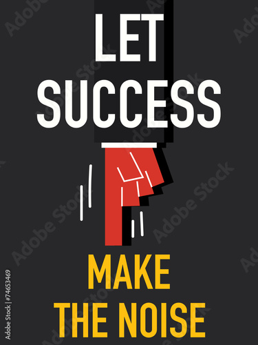 Word SUCCESS vector illustration