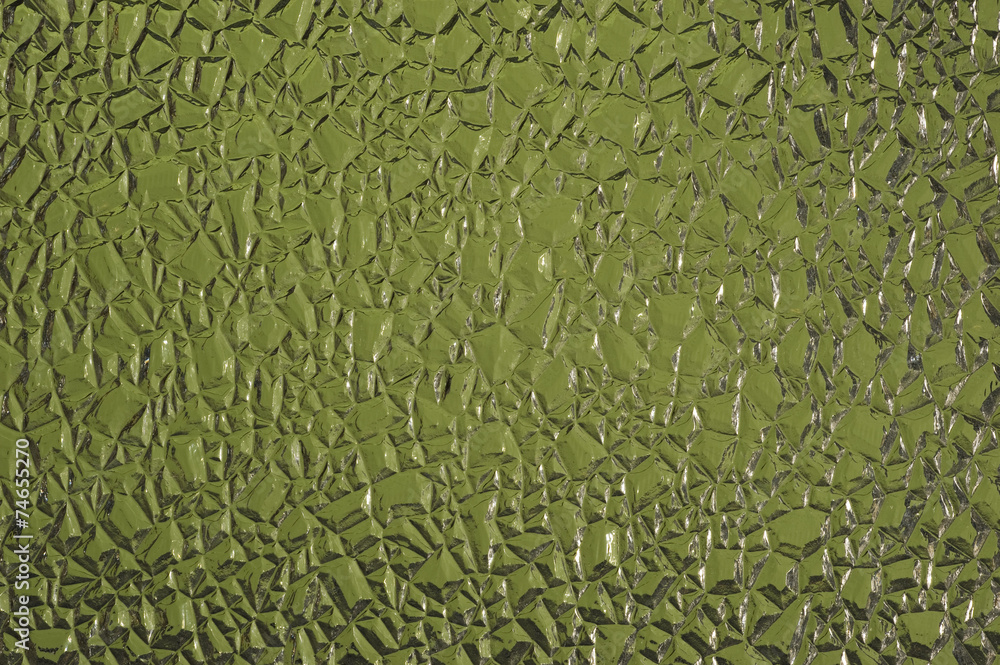 Olive Green Cracked Glass Background Olive Green Cracked Glass Background