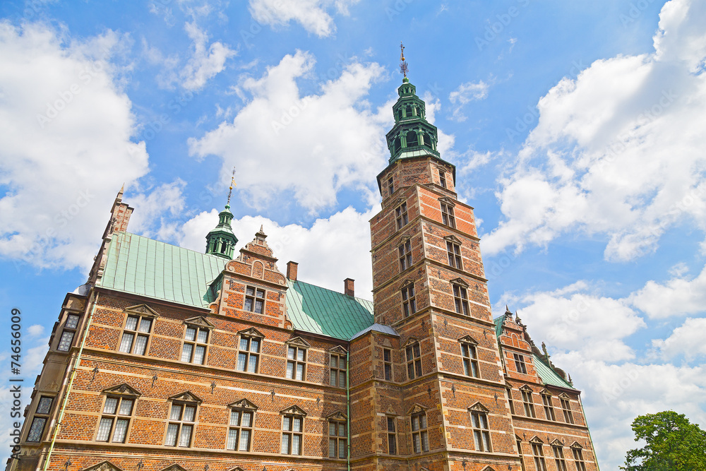 Obraz premium Renaissance style Rosenborg Castle in Copenhagen, Denmark