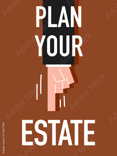 Word PLAN YOUR ESTATE