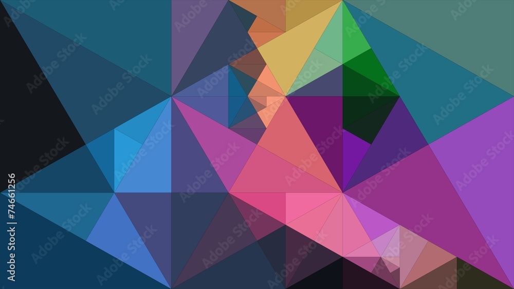 Fototapeta premium Abstract Background Of Triangles