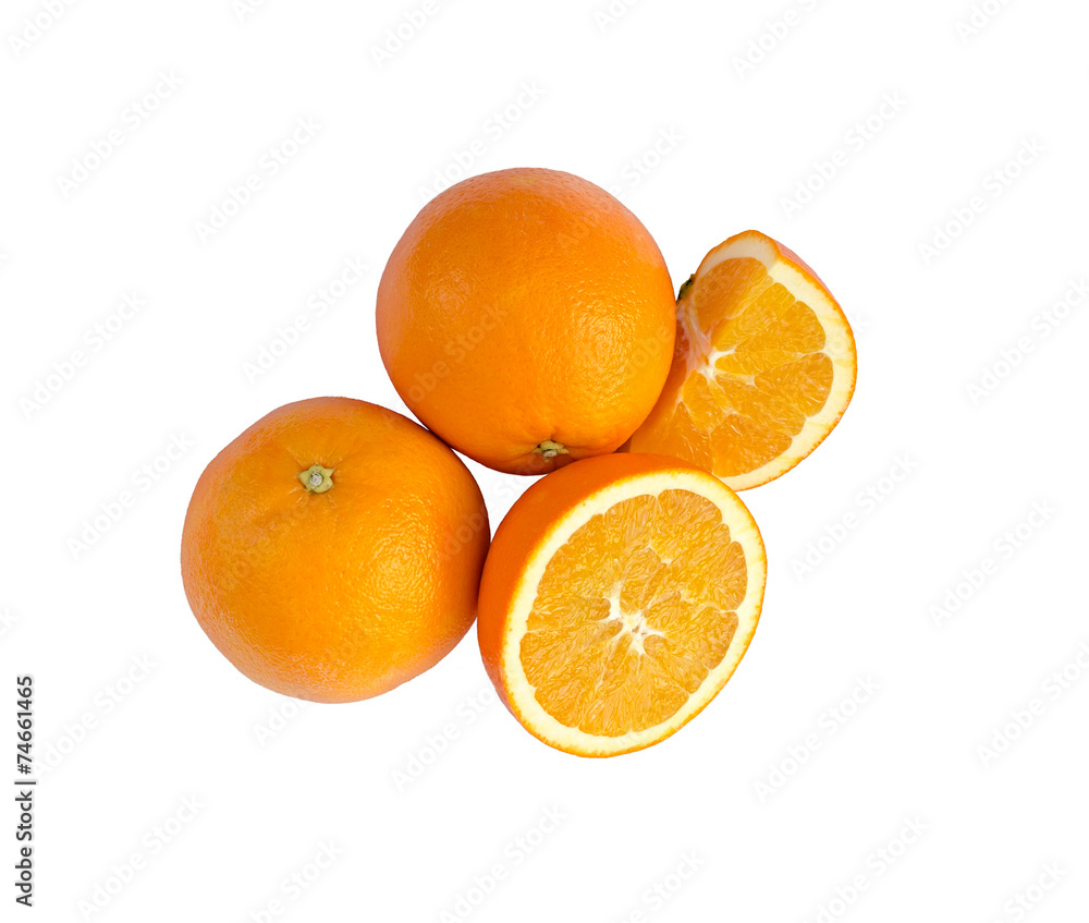 orange isolated orange isolated
