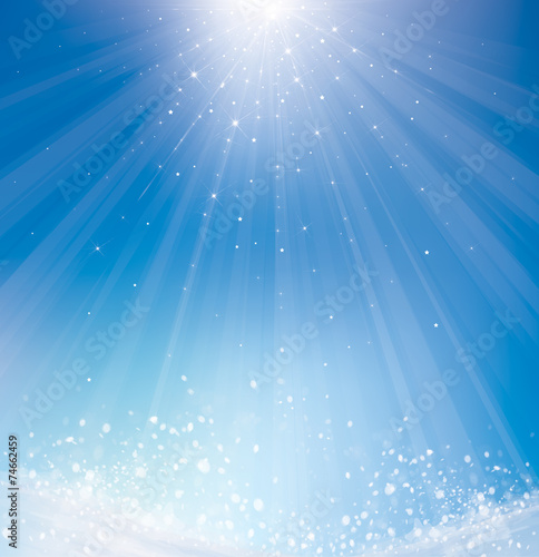 Vector  winter sparkle background.