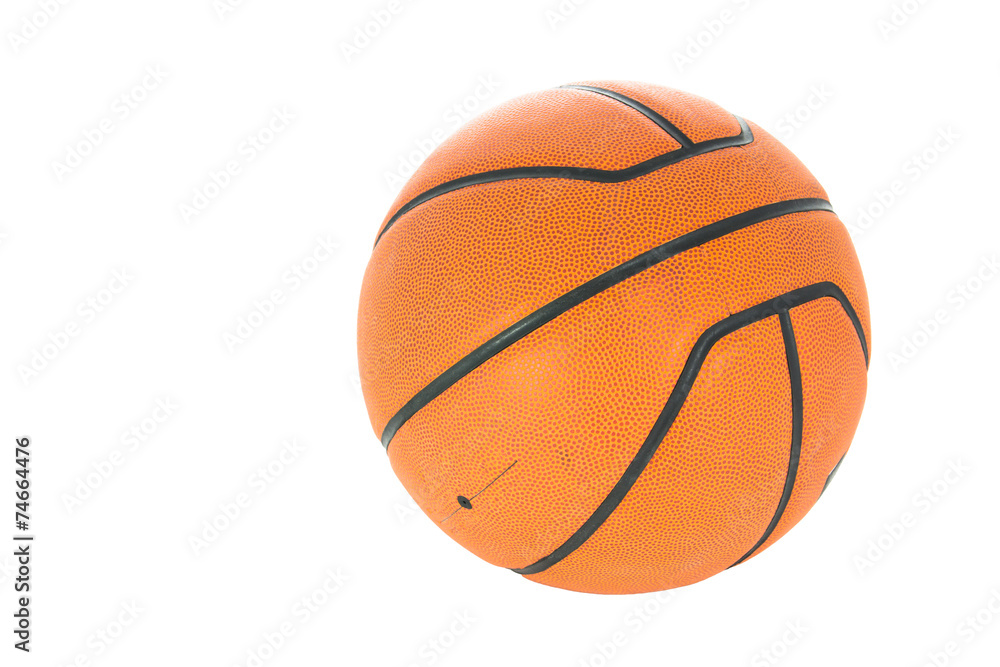 Basketball ball isolated on a white background