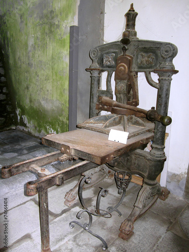 Ancient italian printing press
